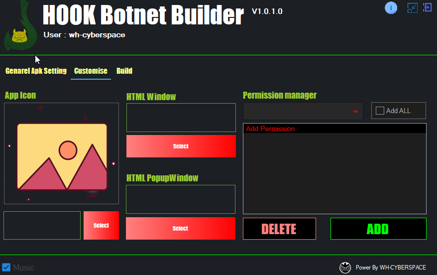 Hook Botnet Builder + Panel